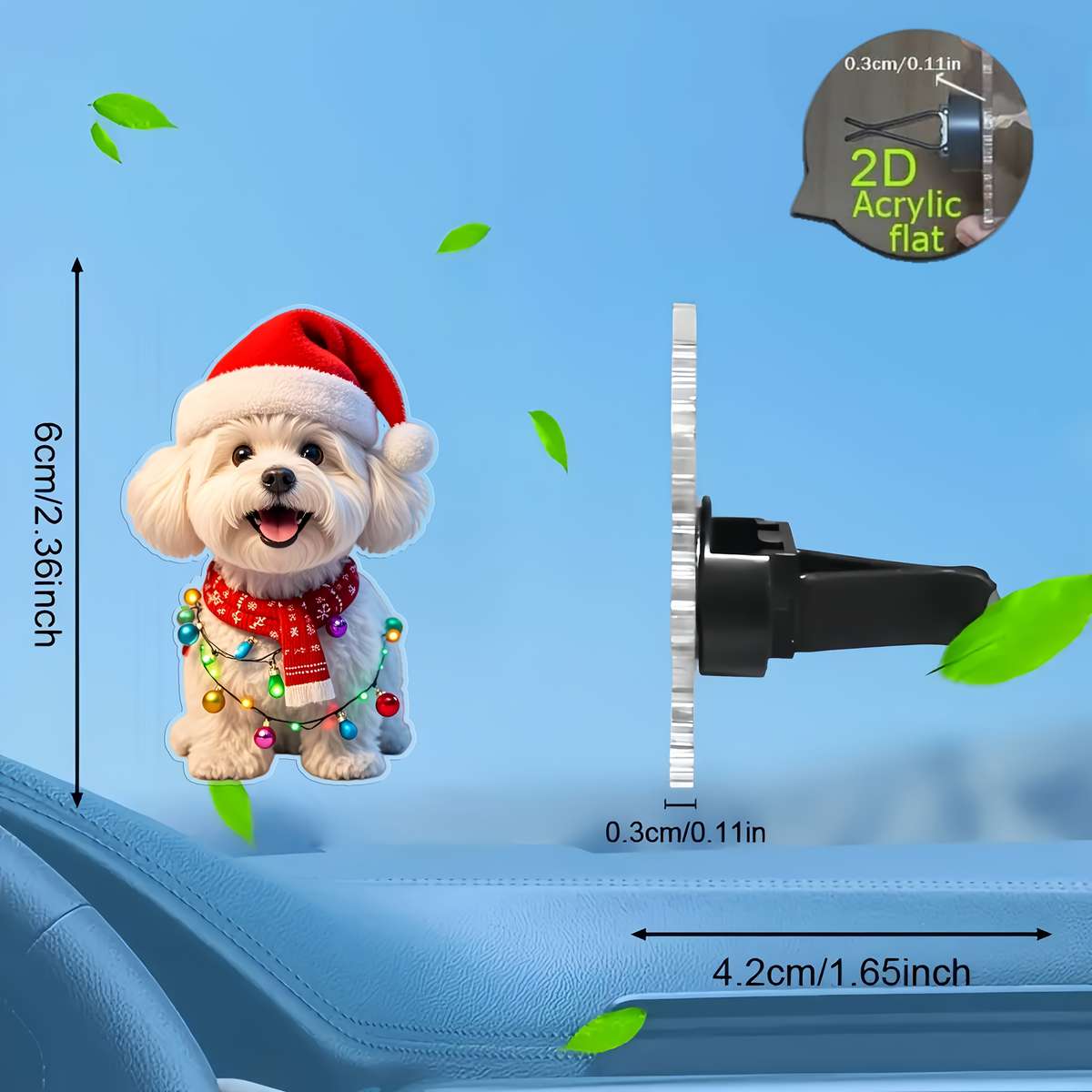 Car Interior Decor Style Ball Dog