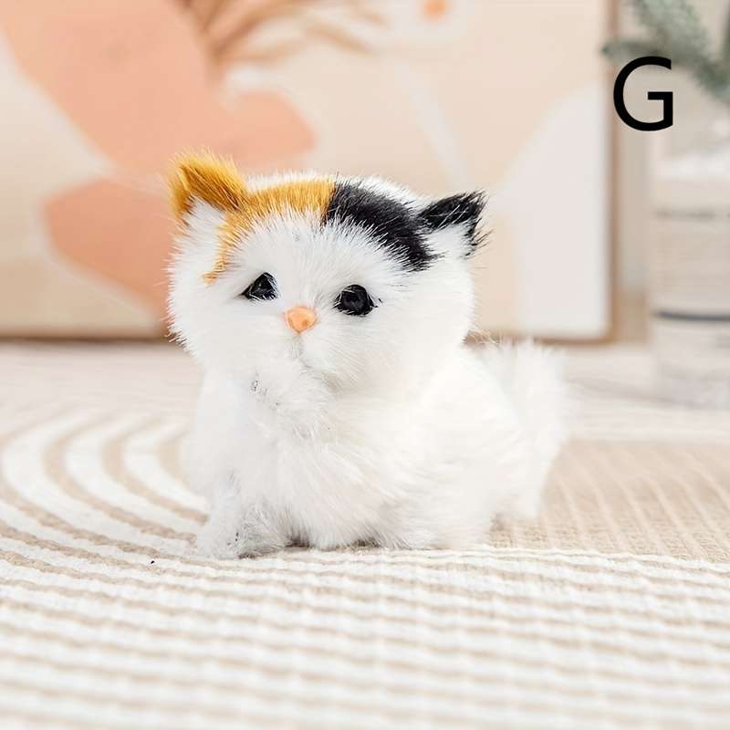 Plush Toys Color Leg Lifting Cat Blackhead