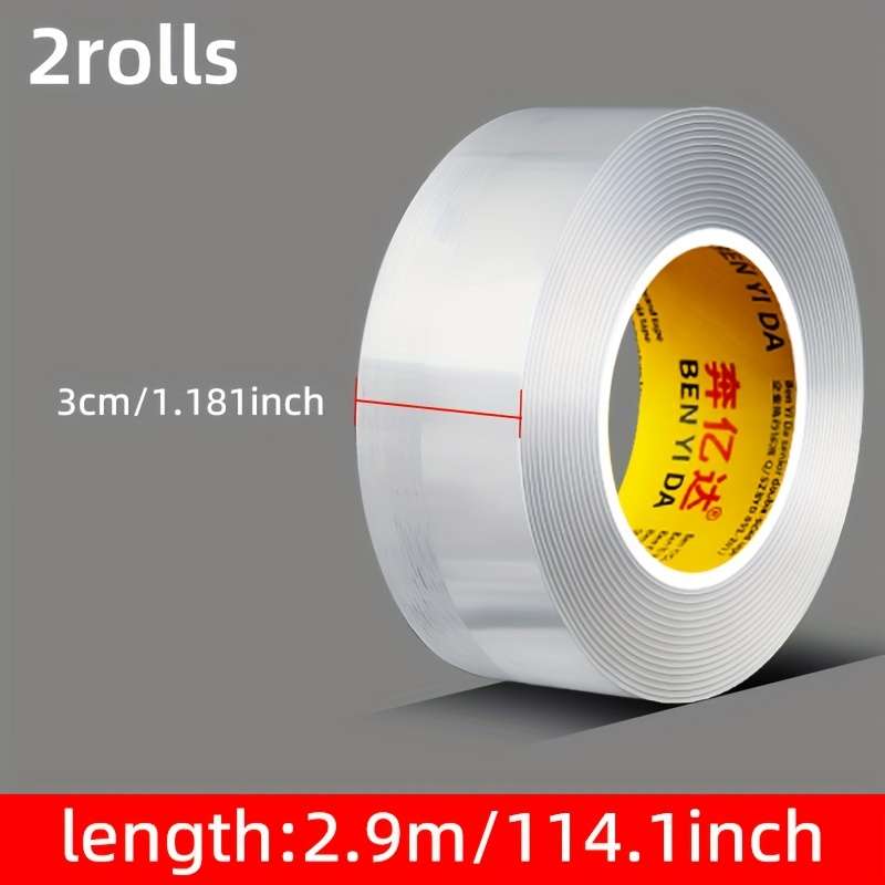 Doublesided Tape Items Black 3Cm*2.9M*2 Rolls