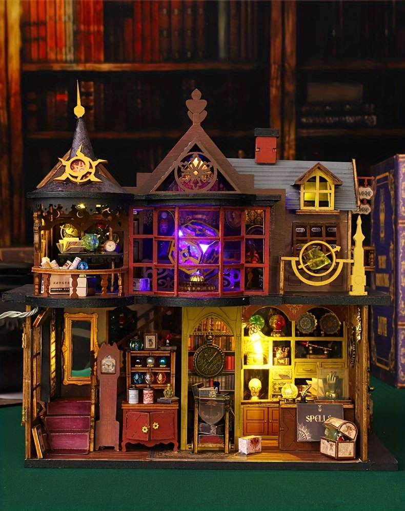 3D Model Desktop Ornament Style Magic Treasure House