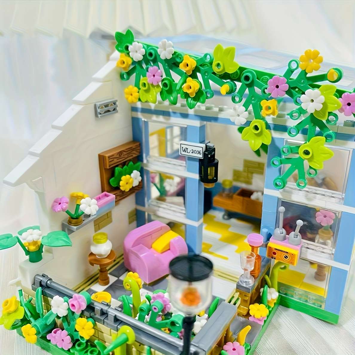 Building Toy Architectural Model Toy Set Style Street Scene Building Blocks