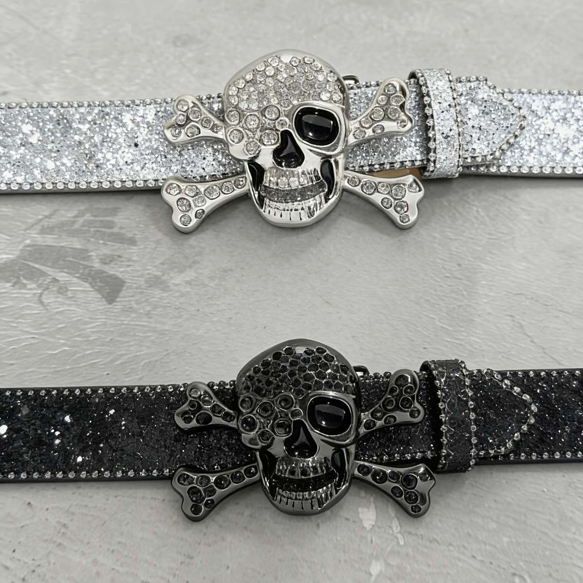 Belt Color Texture Silvery Size 112Cm