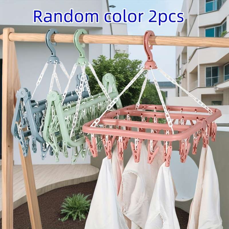 Clothes Rack Random Color 2Pcs