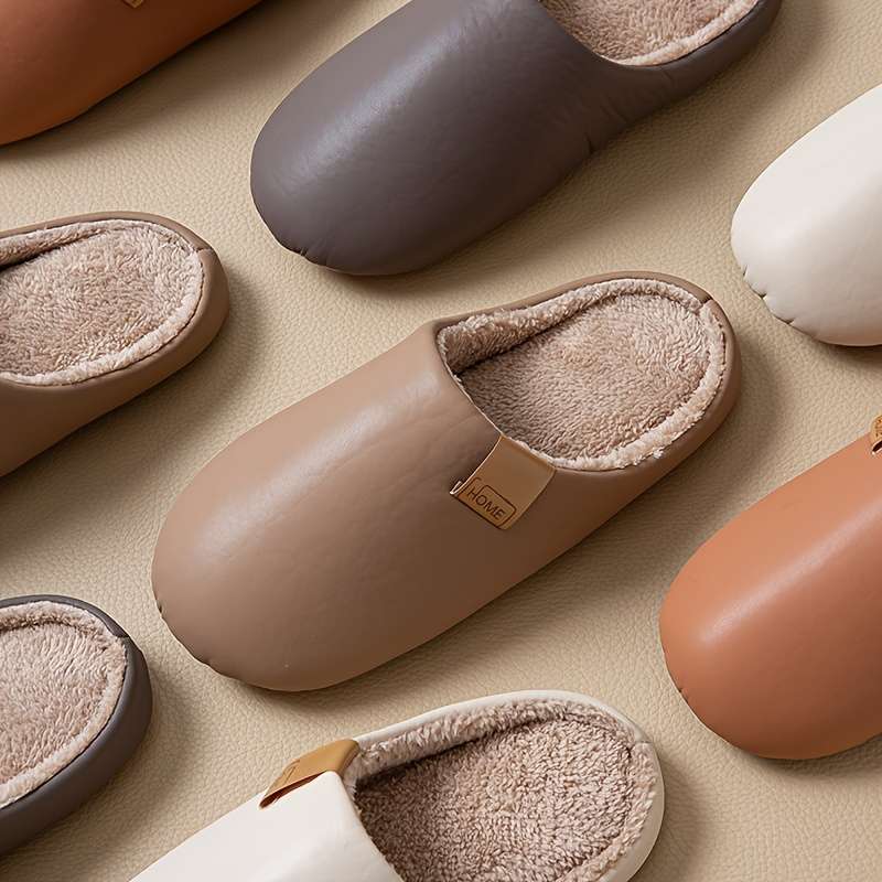 Cotton Slippers Color Rust Sizeuk 6.5-7