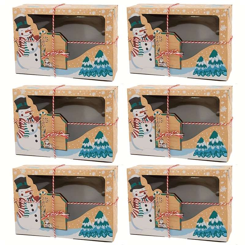 Christmas Gift Boxes Style Santa Claus Quantity 3Pcs