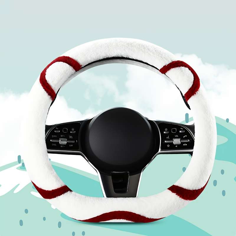 Car Steering Wheel Cover Grey Model Round
