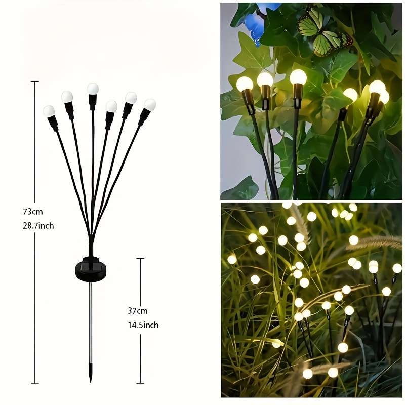 Solar Firefly Lawn Garden Lights