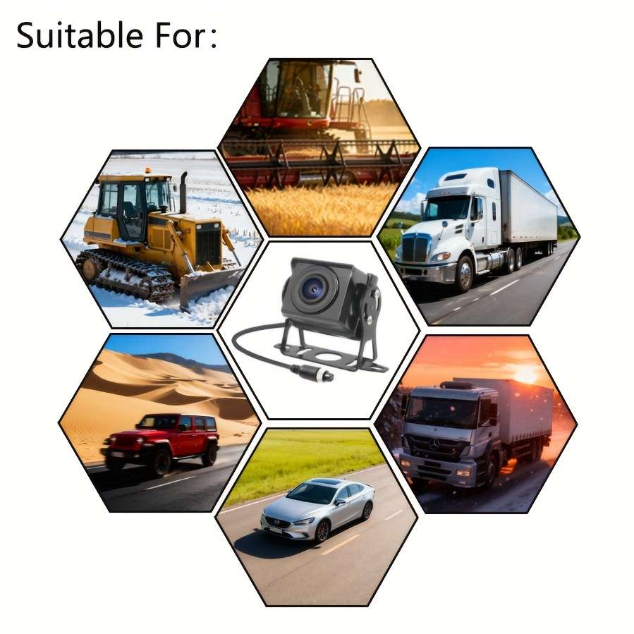 Quad Channel Inch Display Suitable For Rvs Tractors Buses Cement Trucks