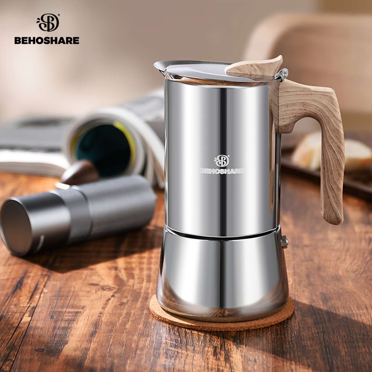 Coffee Machine Color Silvery Capacity2 Cups100Ml3.4Oz