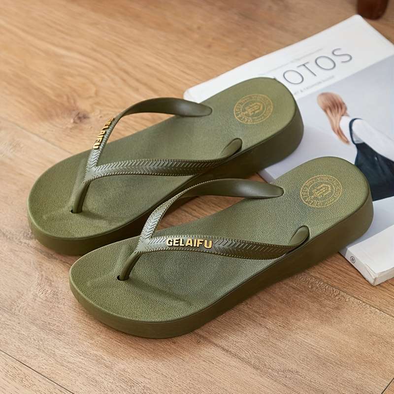 Ladies Summer Flip Flops Black Uk 4