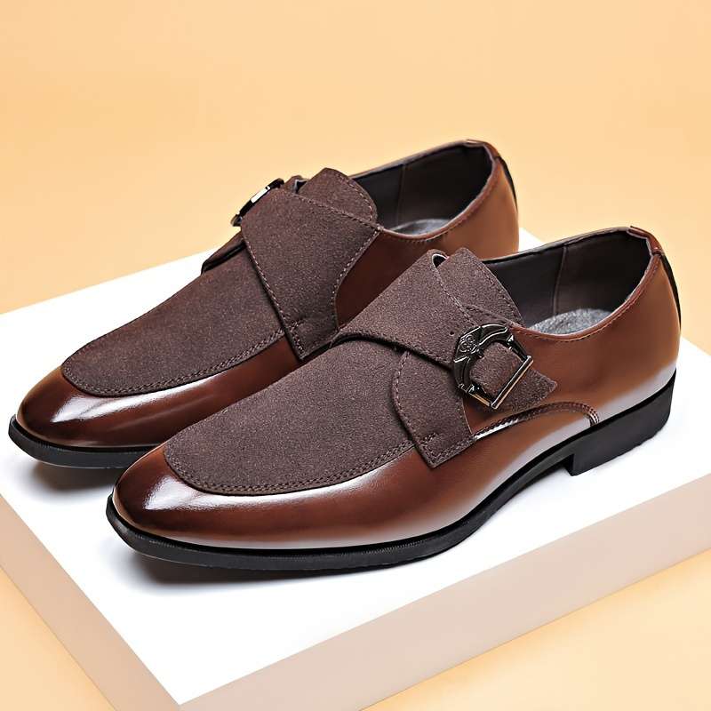 Mens Leather Shoes Color Dark Brown Sizeuk 10