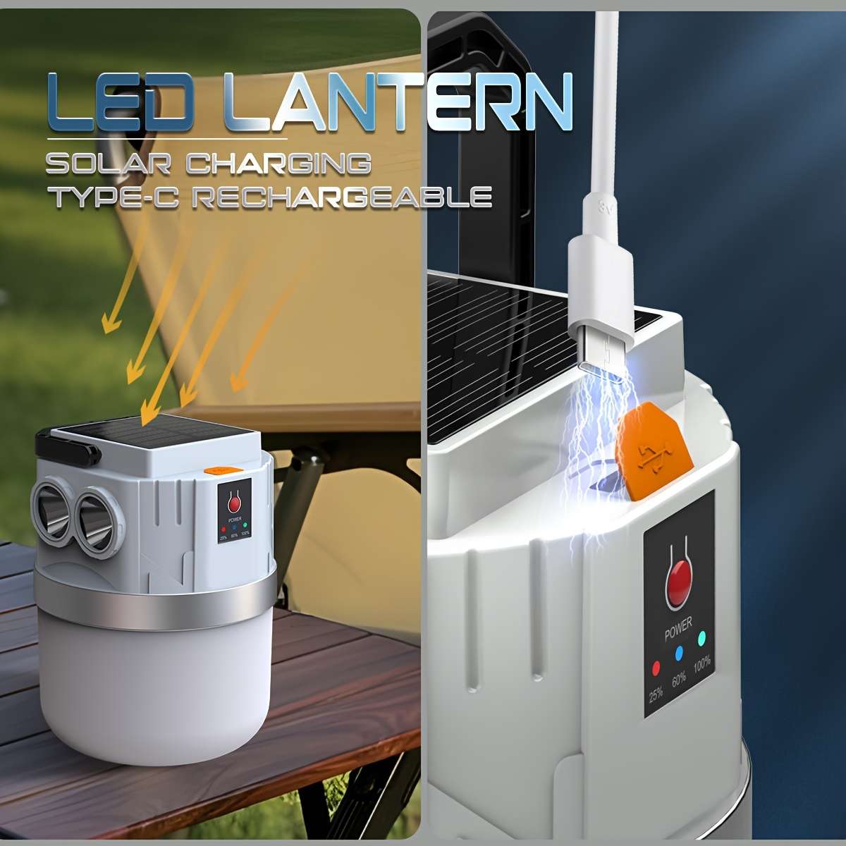 Solar Emergency Lights Model T360W