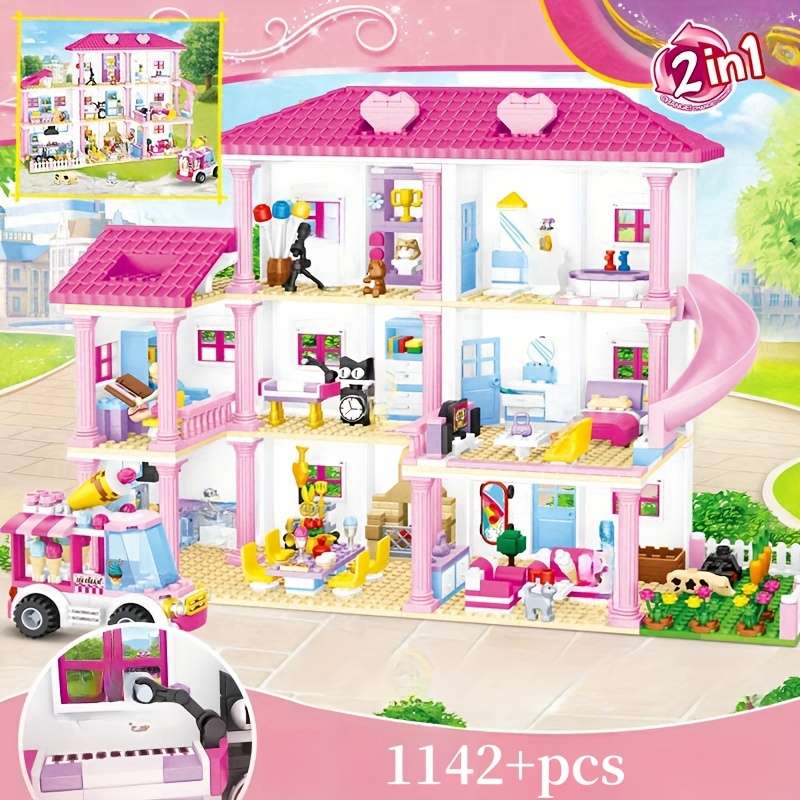 Building Toy Architectural Model Toy Set Quantity 1142Pcs