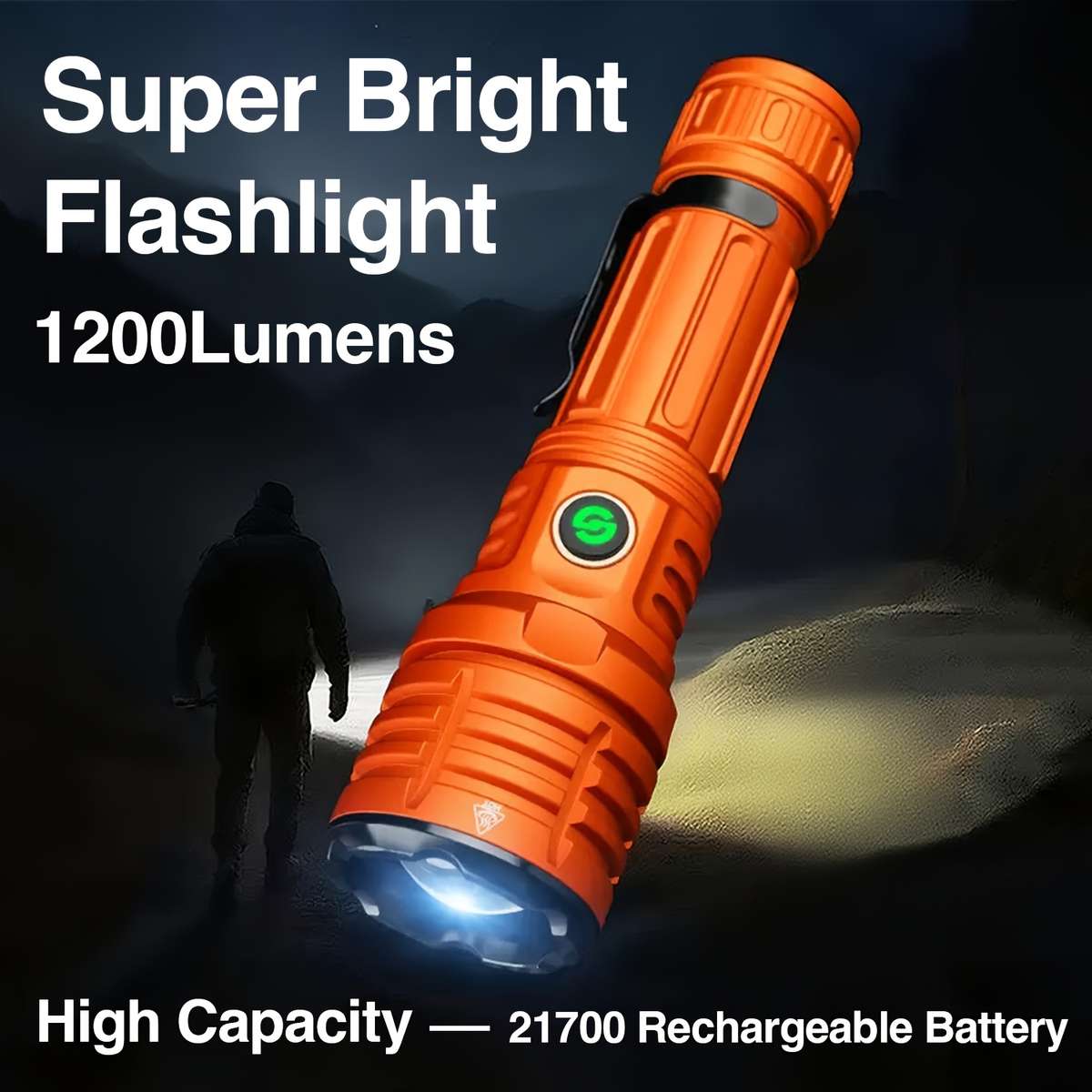 Flashlight Color Orange