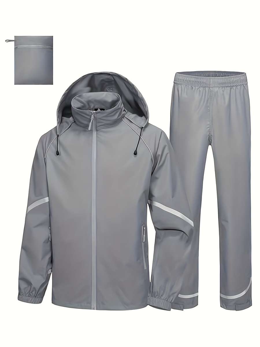 Raincoat Grey Size M
