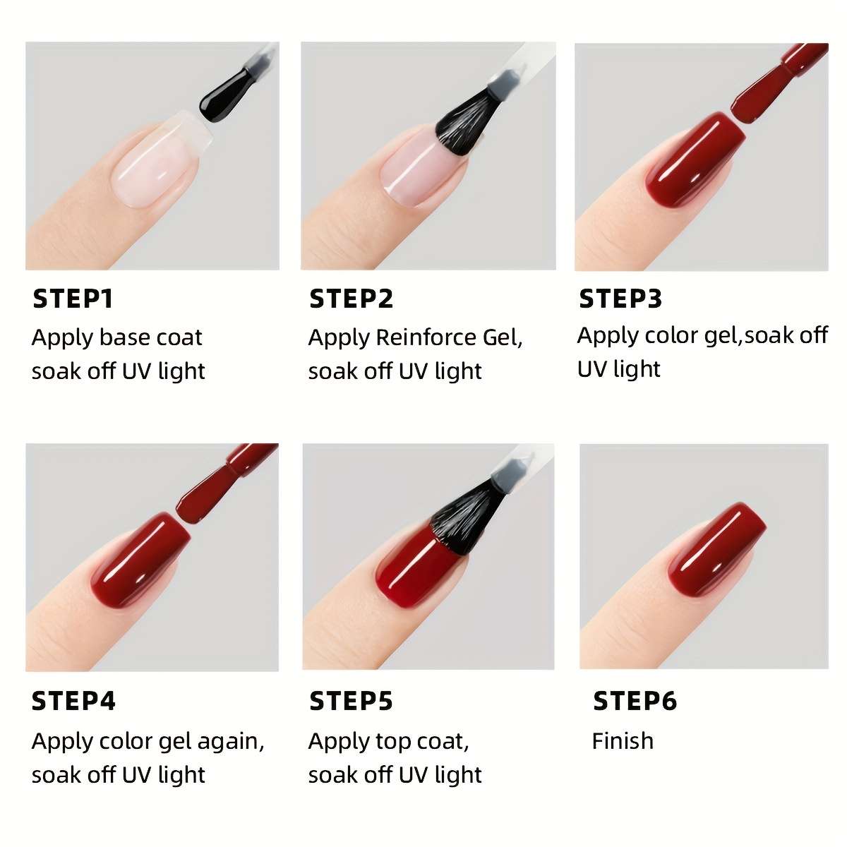 Nail Polish Color 2Pcs Primersealant