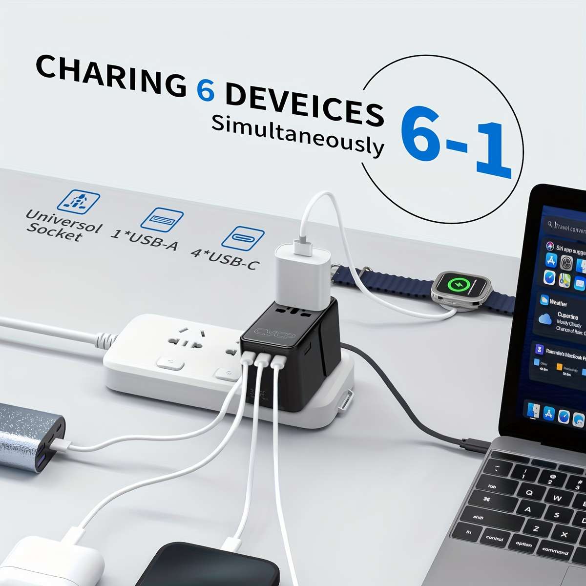 Reliable Voltage Portable Power Adapter With Usb Fast Charging For Off-Grid