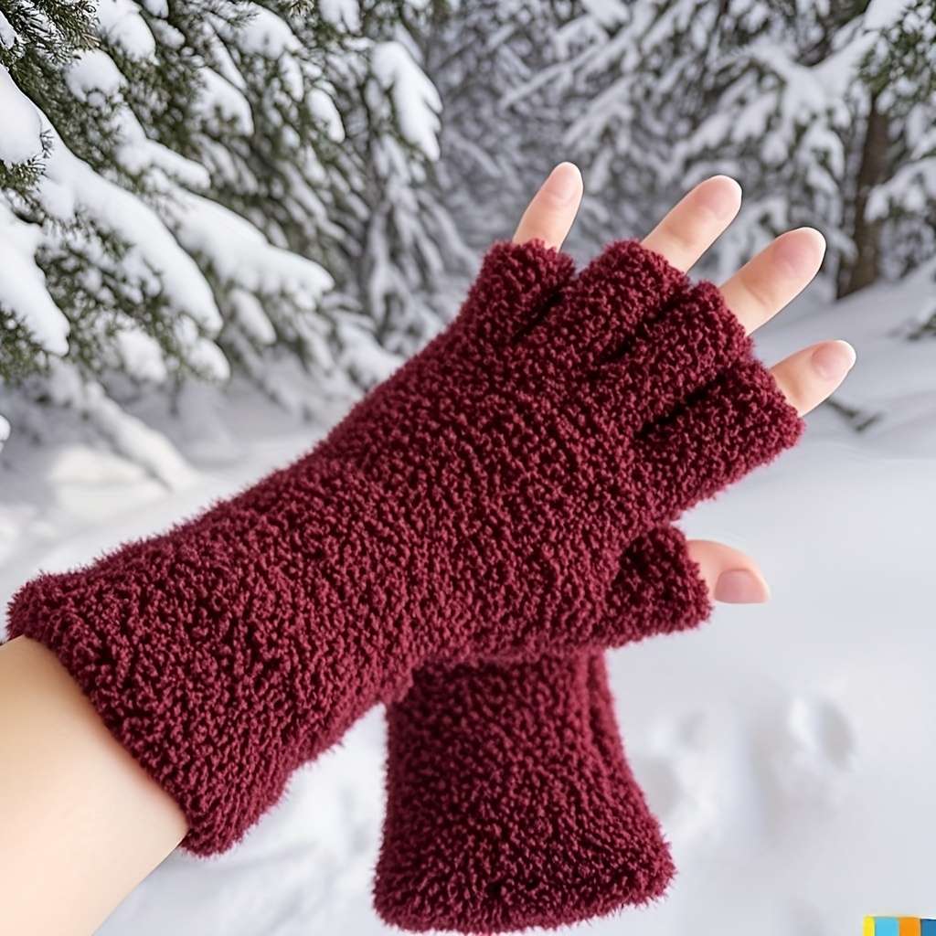 Gloves Color Green