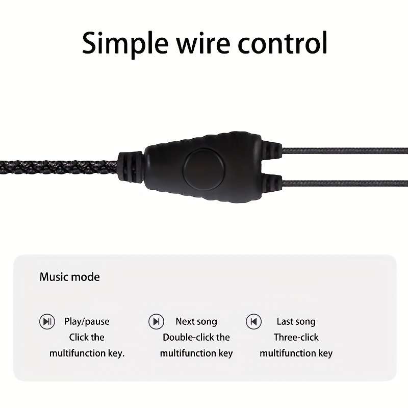 Wired Headphones Golden Add Type-C Earphone