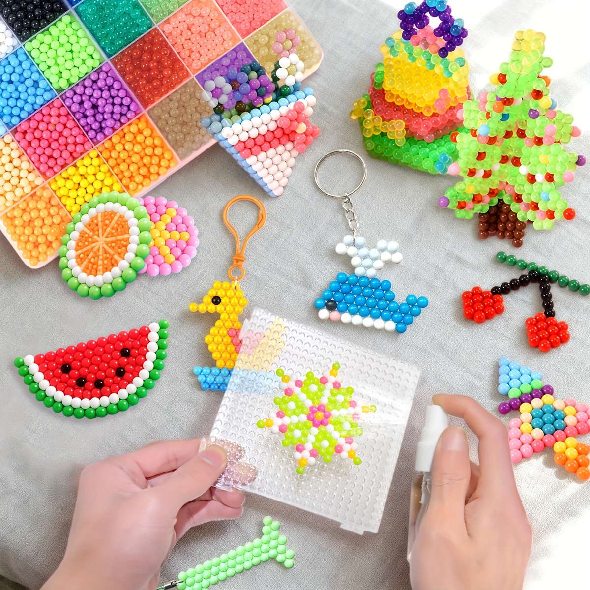 Perler Bead Set 24 Colors 3000Pcs With Tool Set