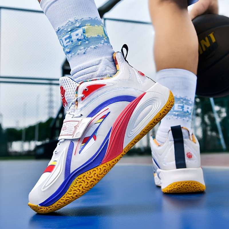 Sneakers White Red Size Uk 7