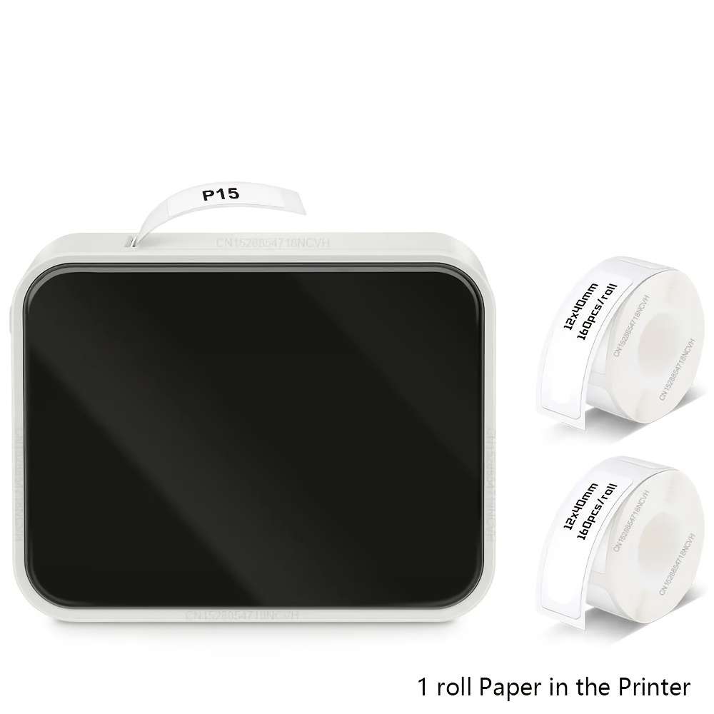 Printer Color White  2 Rolls 1240 Paper