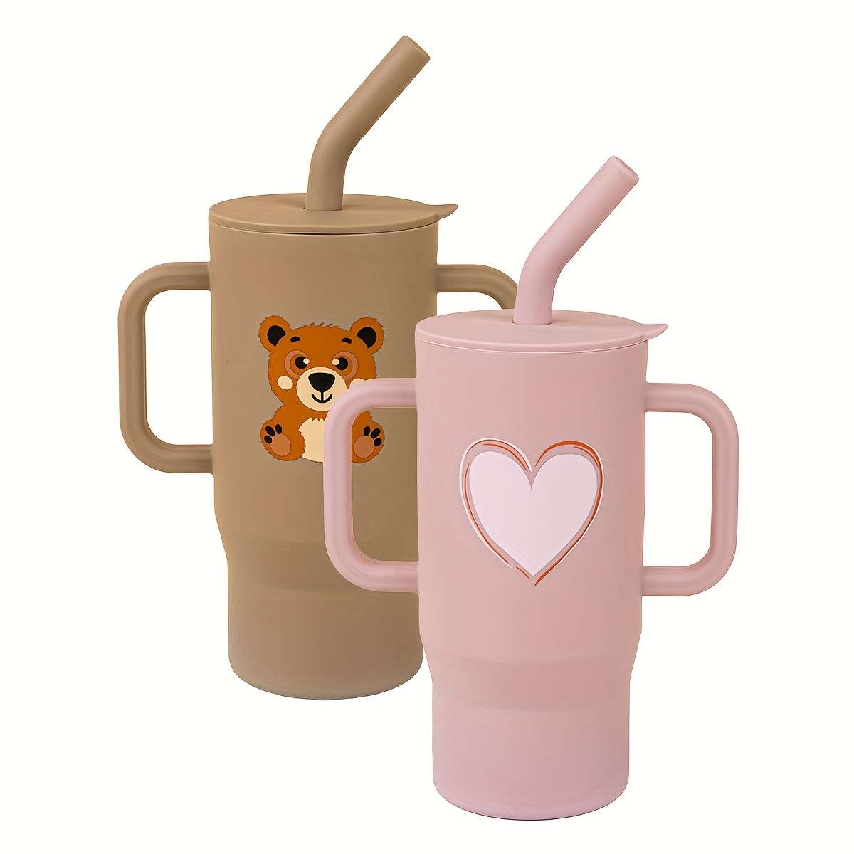 Water Cup Color Coffee Light Pink