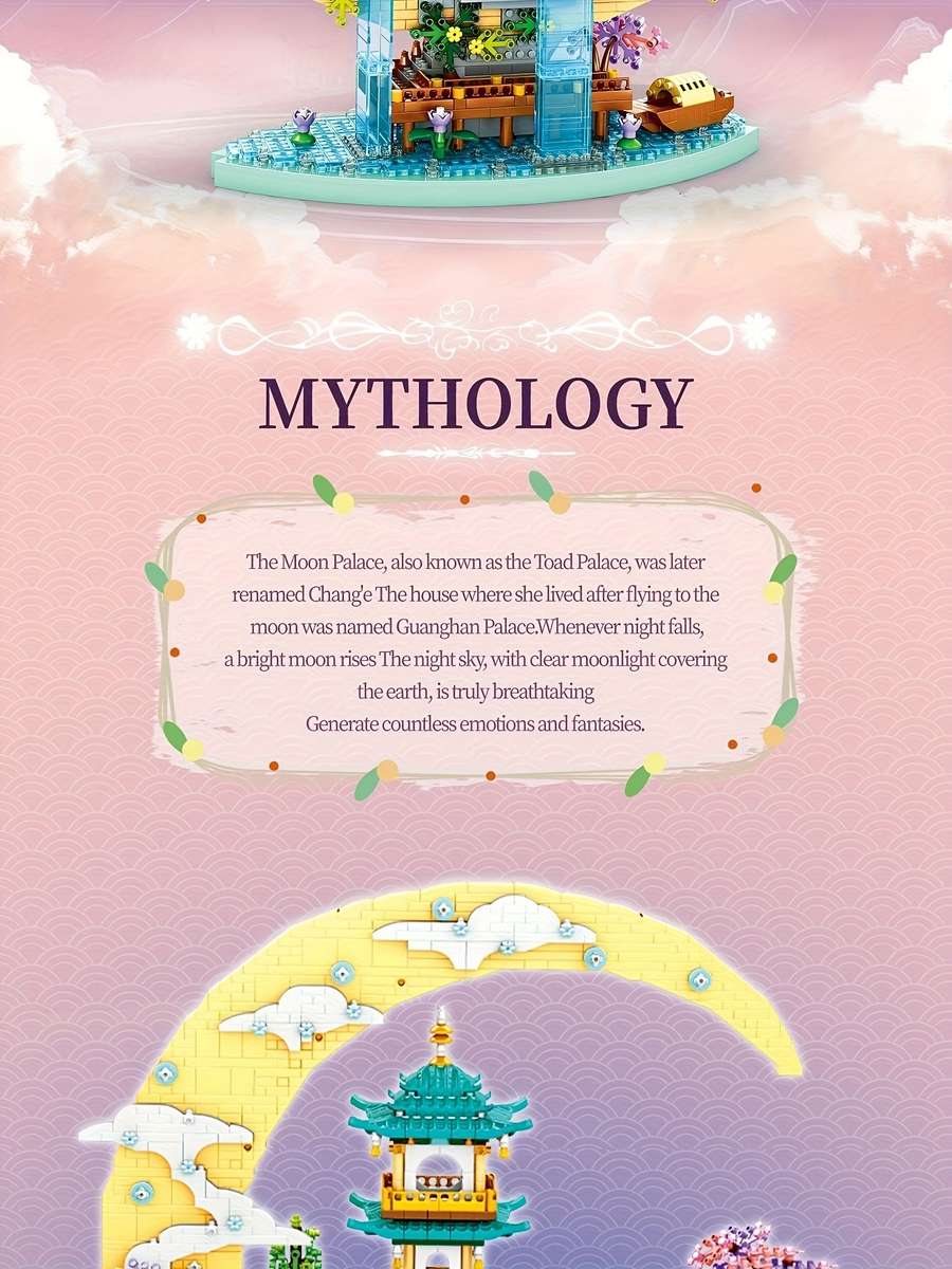 Building Toy Architectural Model Toy Set Model Guanghan Palace