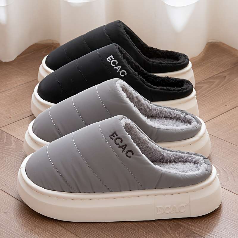 Cotton Slippers Color Grey Sizeuk 7.5-8