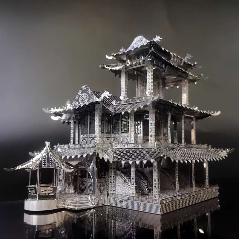 Building Toy Architectural Model Toy Set Items Tianyin Pavilion