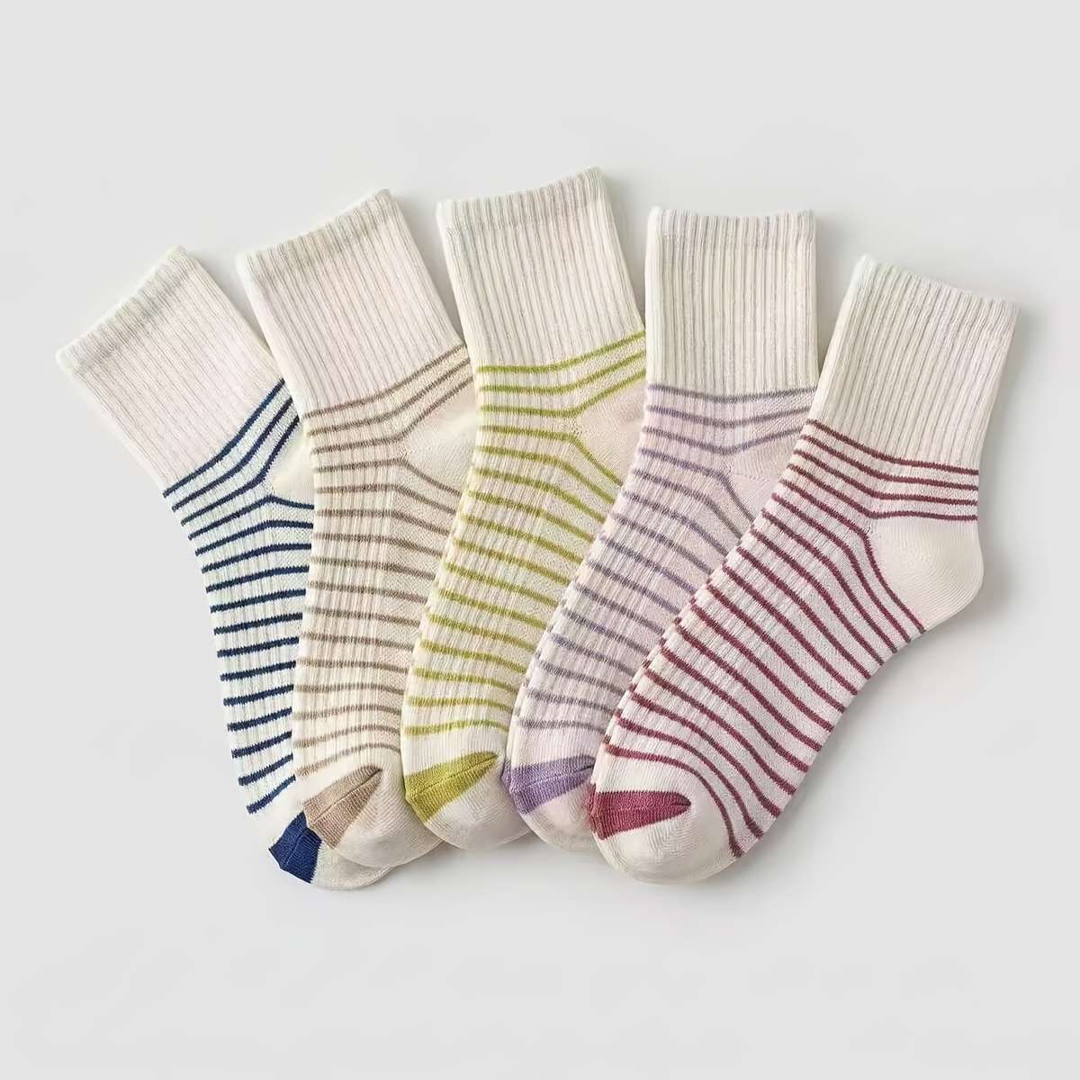 Women S Socks Color Mixed Color5 Pairs Size Onesize