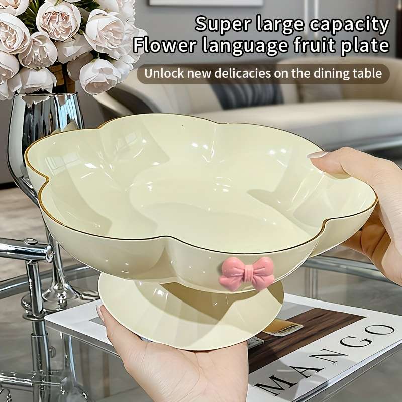 Bowl Color Solid Color Fruit Plate Itemsmedium
