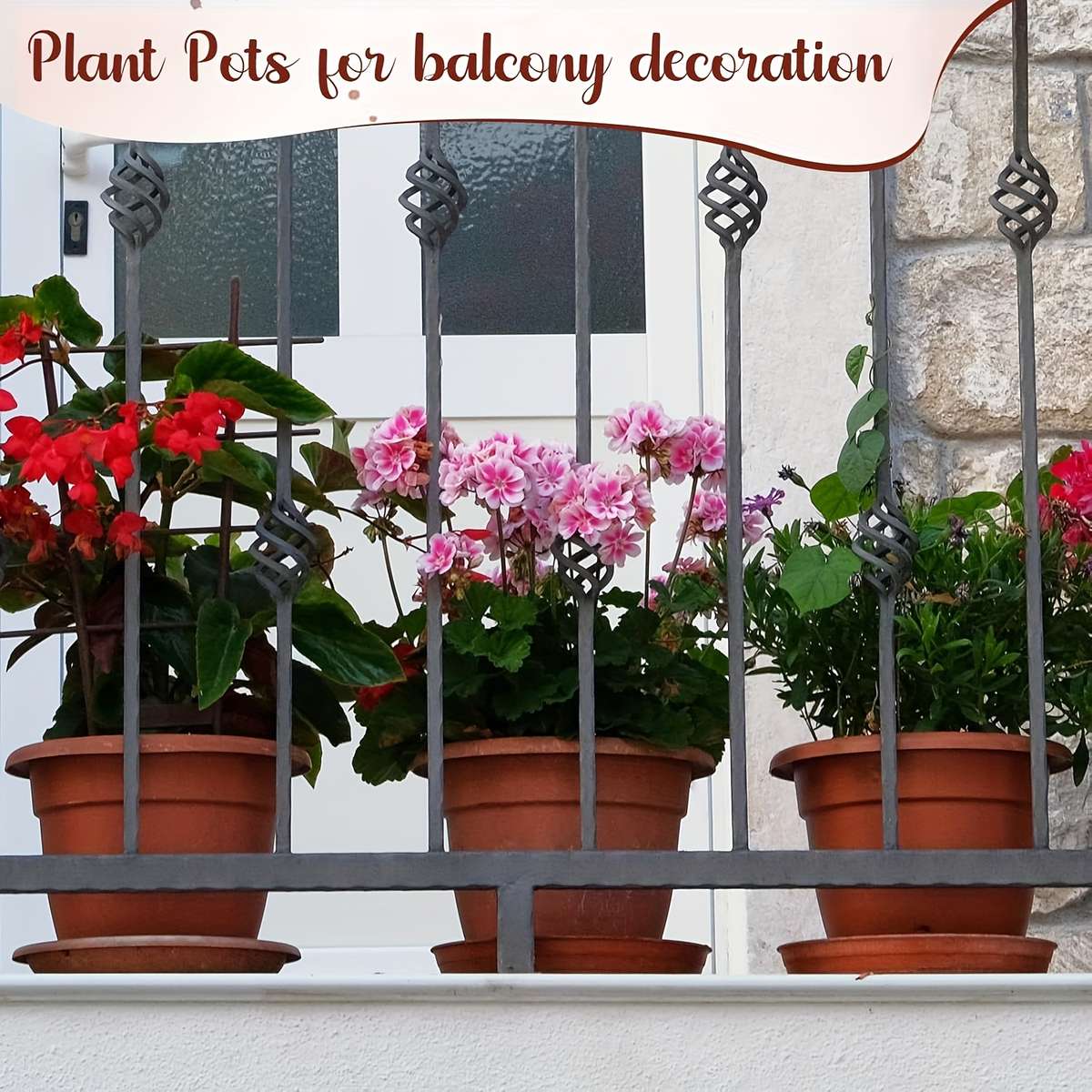 Flowerpot Color Red Quantity6Pcs