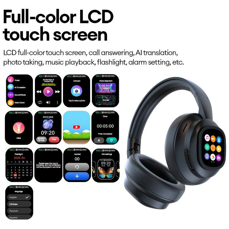 Headset Headphones Over Ear