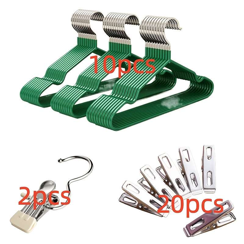 Clothes Rack Black Set Model 32Piece Set