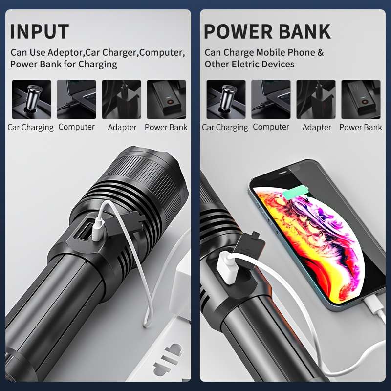 Flashlight Model Sd5212Black