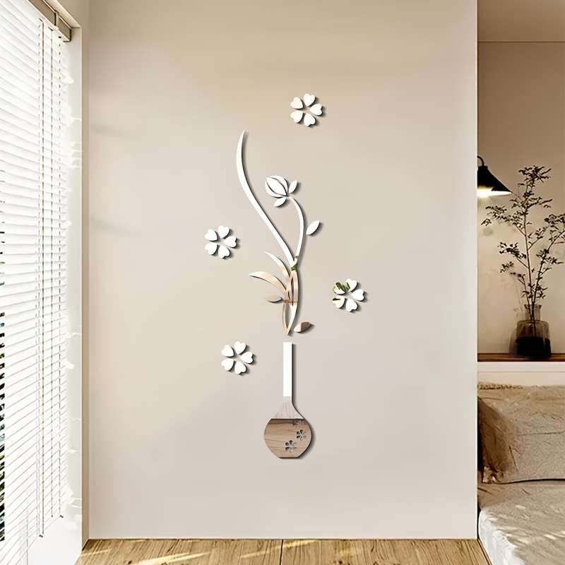 Wall Stickers Color Silvery