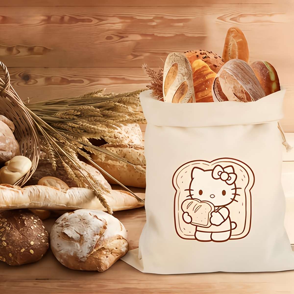 Food Storage Bags Color Bread Kt2