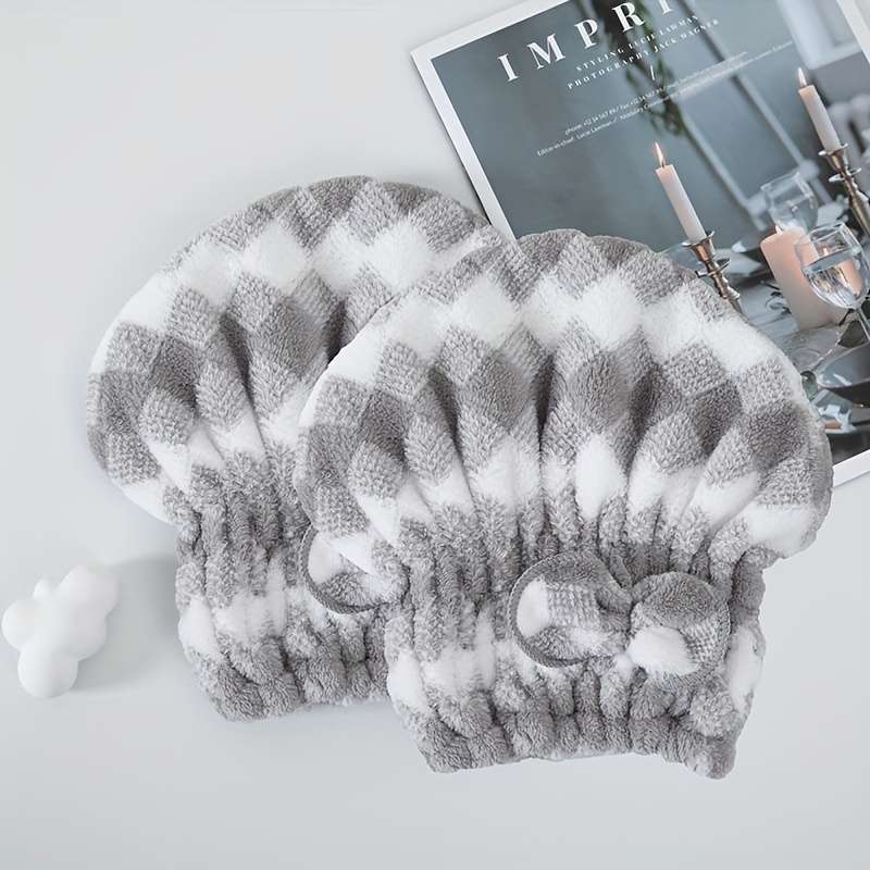 Hair Turban Grey*2 Size Onesize