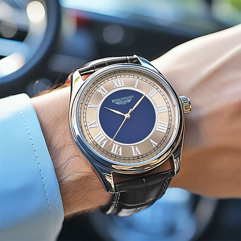 New Authentic Men Quartz Watch Classic High End Minimalist Design