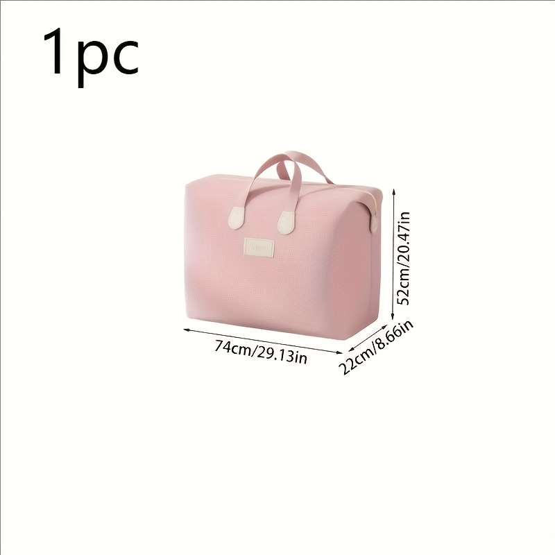 6Pcs Travel Bag Luggage Bag For Quilt Lotus Size M