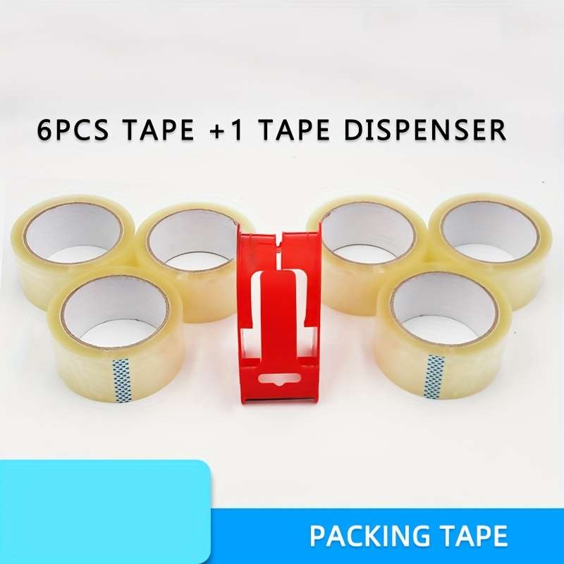 Adhesive Tape Model 6Pcs Tape 1 Tape Dispenser
