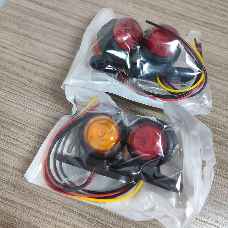 Car Lights Color Redyellow Quantity 4Pcs