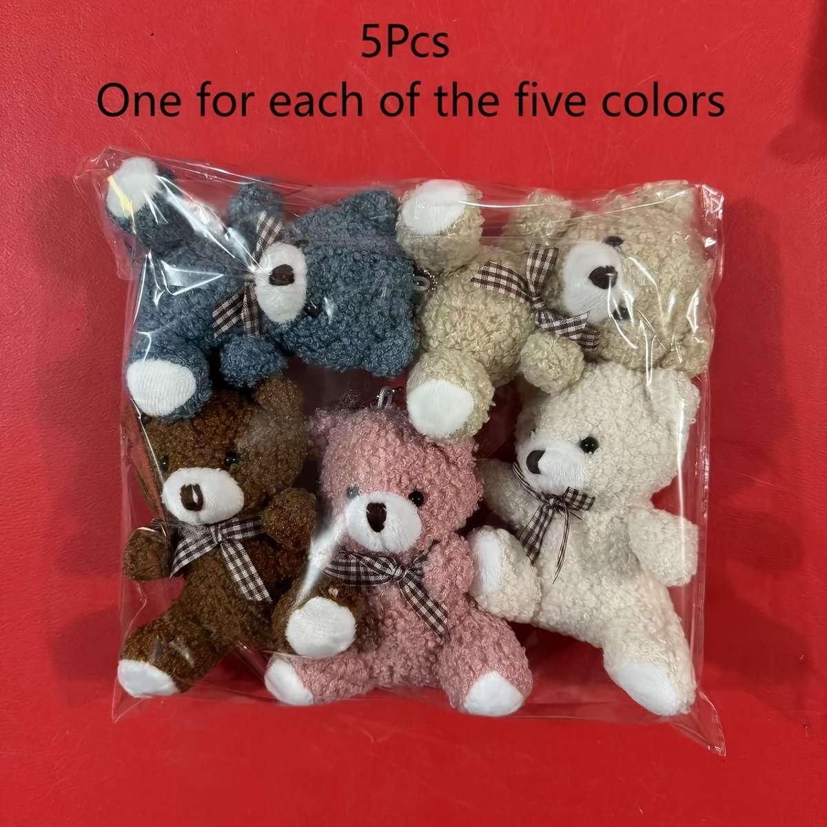 Plush Toys Color 10Pcs Brown