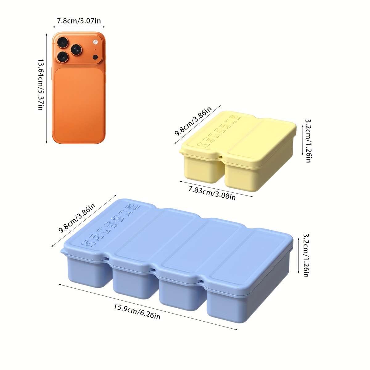 Ice Molds Color Grey Quantity2 Grids