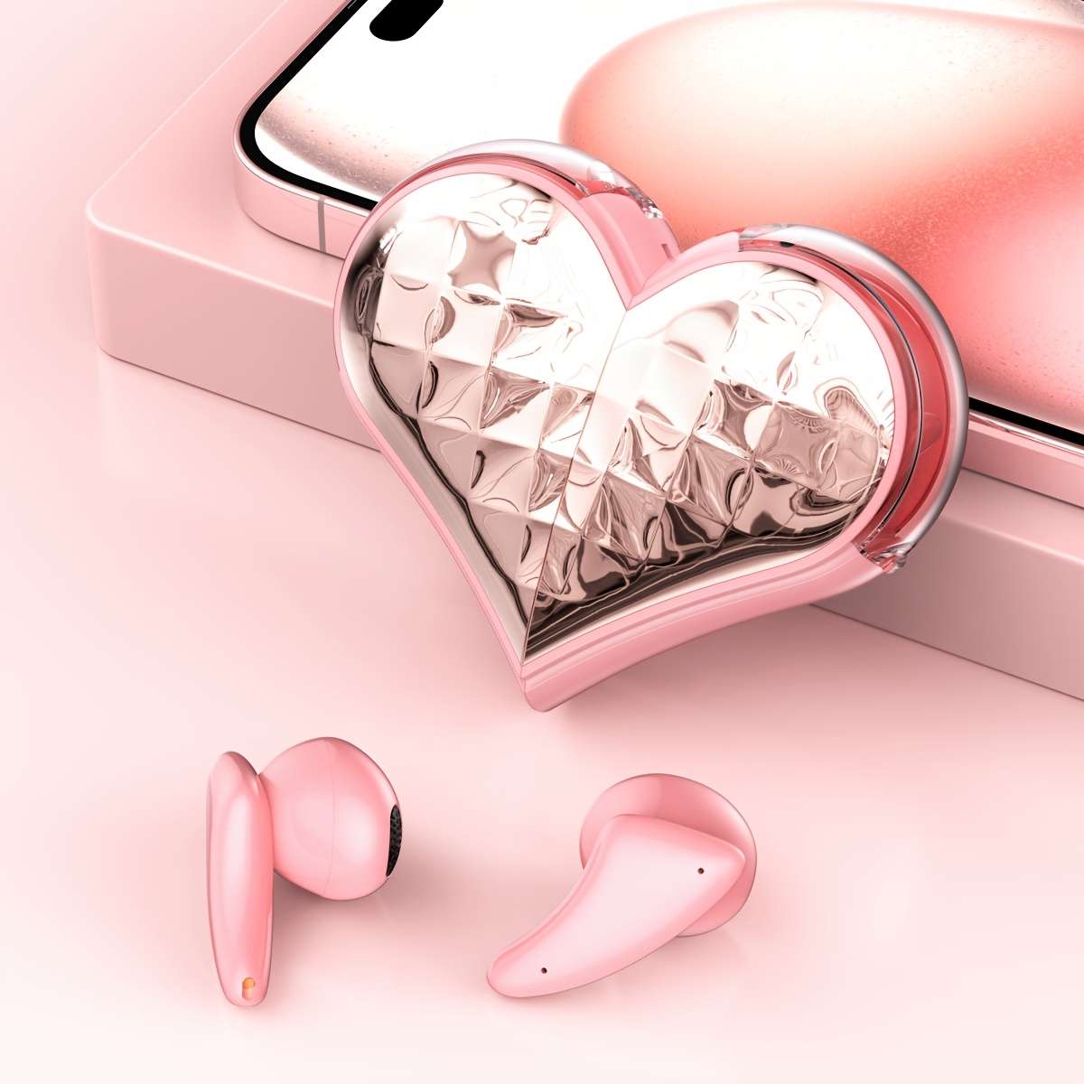 Rechargeable Wireless Earbuds Headphones Headset