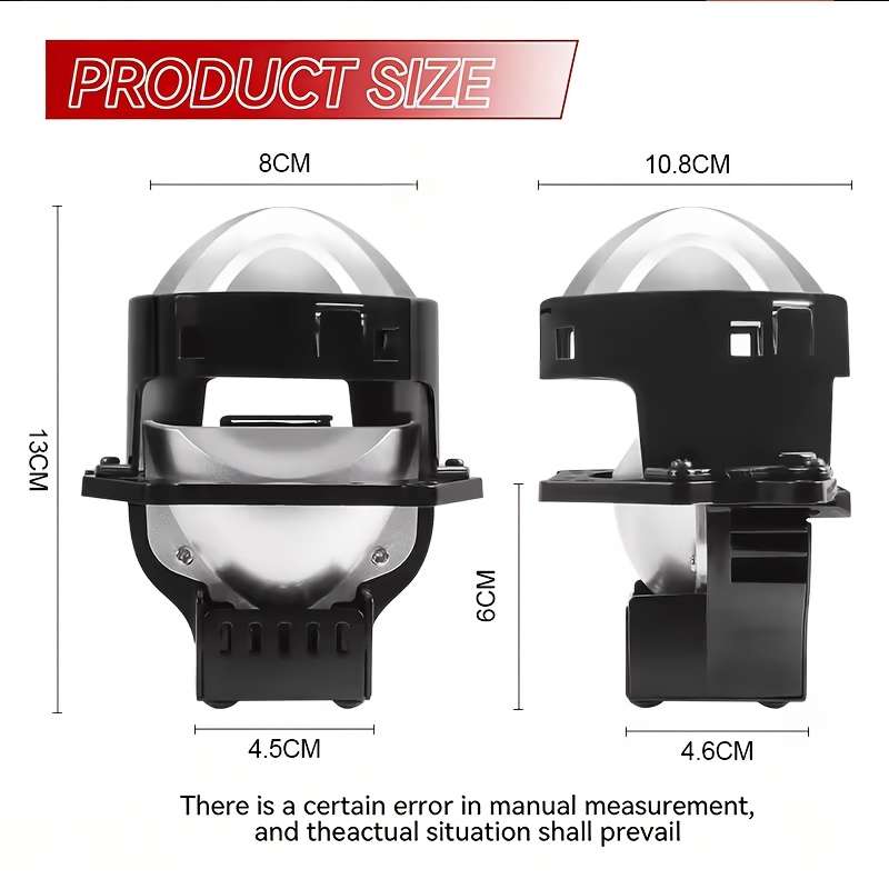 Car Lights Model 2Pcs Led Hd Lenses