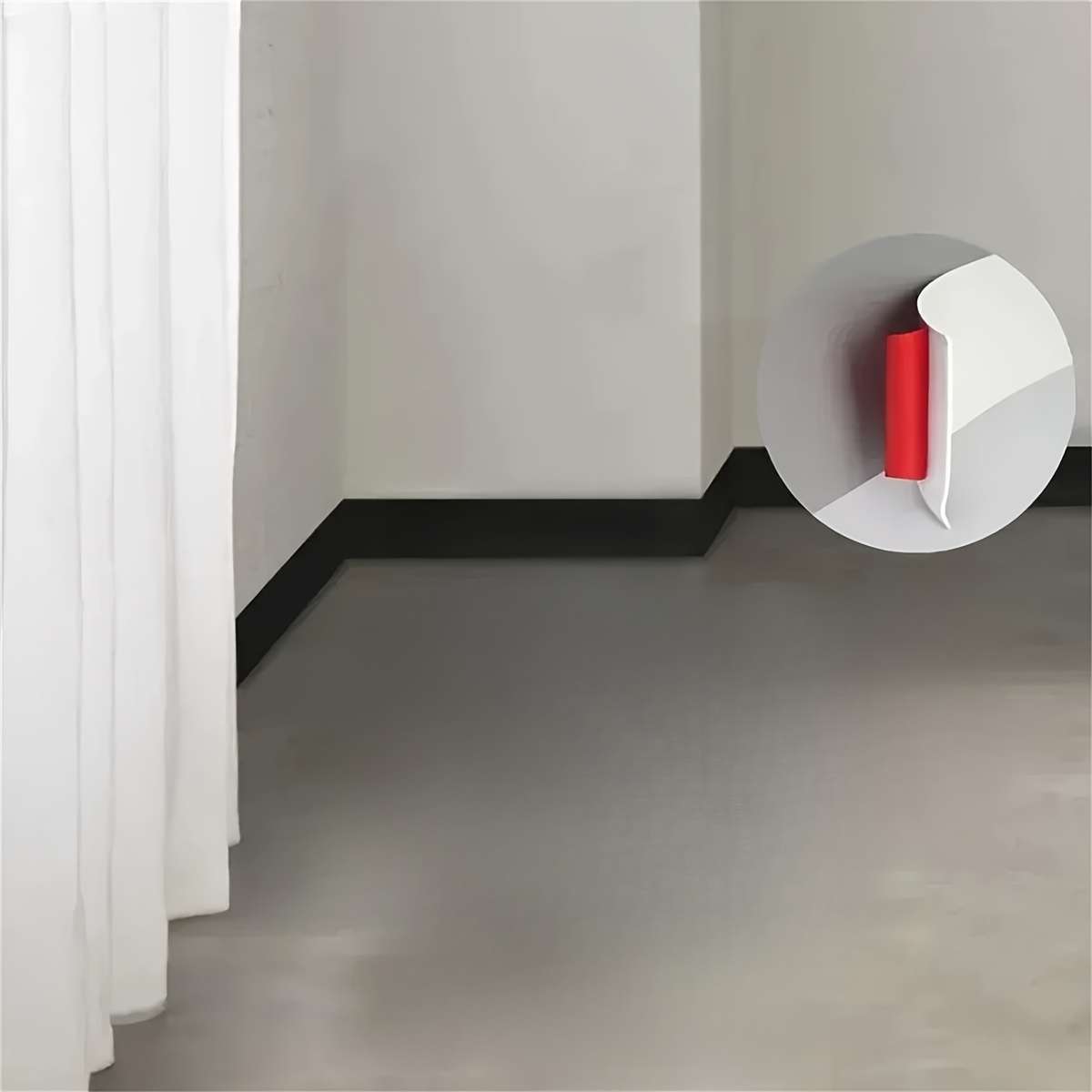 Skirting Board White Size 8Cmx2M