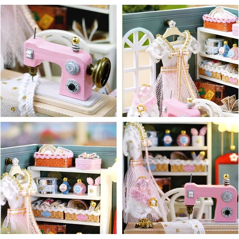 3D Building Model Puzzle Set Color Mixed Color