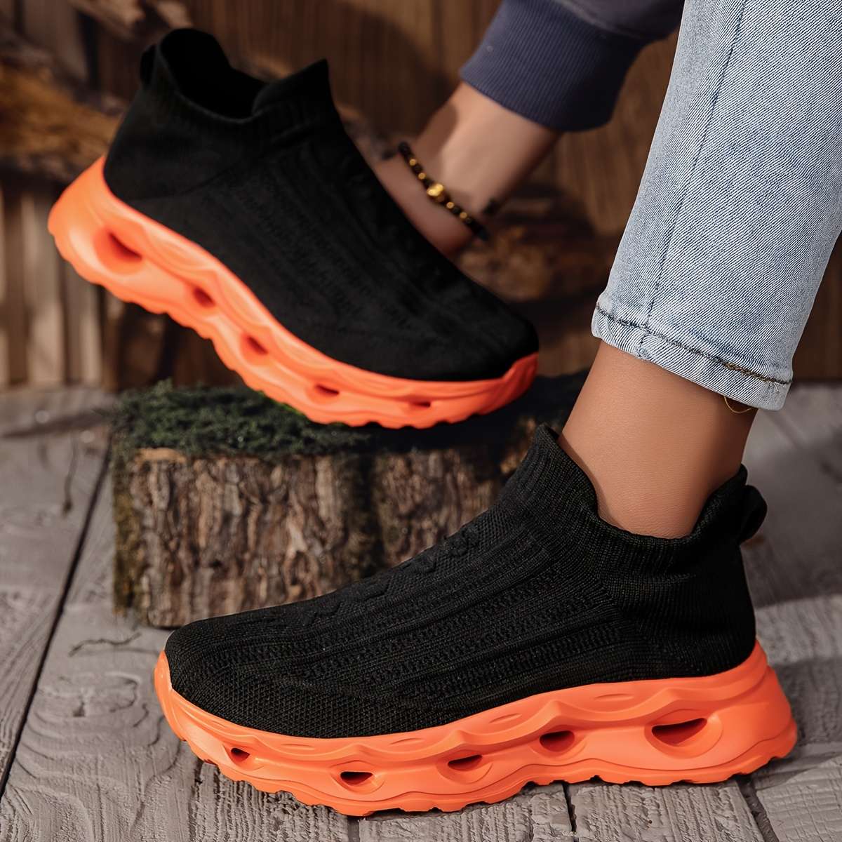 Women S Sneakers Color Black And Yellow Sizeuk 3.5